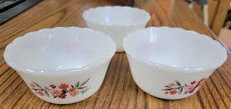 VTG FIRE-KING CUSTARD CUP 6 OZ PRIMROSE PATTERN 1960'S SET ...