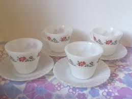 Vintage Termocrisa Mexico Opaque Milk Glass Teacup and ...