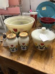 Fire King Tulip Set for Sale
