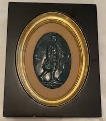 Frame Ben Franklin Ceramic Pottery Plaque Inventor Stateman ...