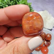 Carnelian Tumbled Stones – Aquarius Crystals and Gems