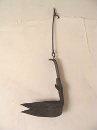 Antique Primitive 18C Wrought Iron Double Betty Lamp | eBay