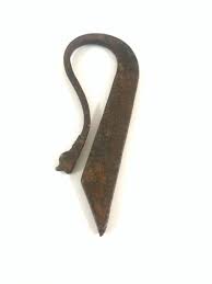 Antique Iron Fire striker chakmak with animal figurine | eBay