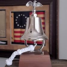Medium Deluxe Engravable Nickel Finish Eagle Memorial Bell - Etsy