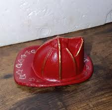 Fireman's Helmet Fire Chief Cast Iron Firefighter Hat ...