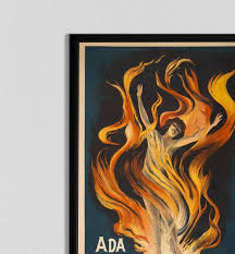 Paris Wall Art, Antique Theatre Poster, Ada Thompson, Dancer Print, Vintage Wall Art, 1800s Poster, Home Decor Art - Etsy