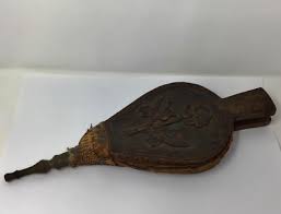 Antique Hand Carved Fired Place Bellows 1800's | eBay