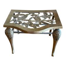 Early 1900s Brass Bird Kettle Warmer | Chairish