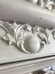 Antique Dresser / Chest With Large Mirror - Shabby Chic Distressed | eBay