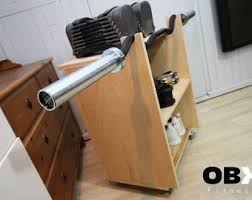 Multi Purpose Storage Cabinet With Wheels | Wooden Curl Bar ...