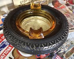 Chicago Worlds Fair Firestone Tire Ashtray, 1934 Original