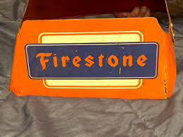 Vintage Metal Early Firestone Tire Rack Service Station ...