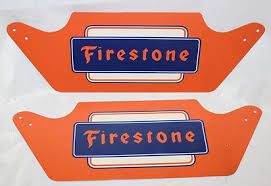 Firestone White Wall Tire Advertising Display