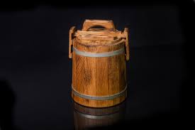 Retro Oak Barrel With Lid / Pickle Oak Barrel / Wooden Vat for ...