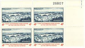1164 - 1960 4c First Automated Post Office - Mystic Stamp Company