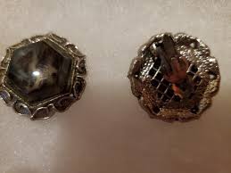 Vintage Black Swirl Clip On Earrings | eBay