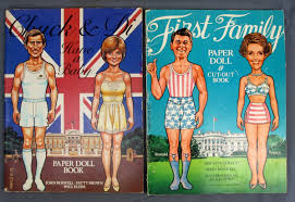 Chuck & Diana Have Baby + First Family Ronald & Nancy Reagan Paper Doll Cut Out | eBay