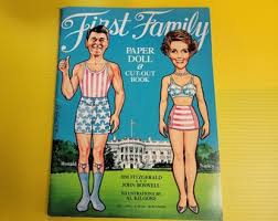 Unused 1982 Paper Doll Book-president Ronald Reagan Nancy Reagan Doll First Family Paper Doll Book, Cut-outs,ronald, Nancy, Patti, Ronald Jr - Etsy