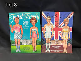 Sold at Auction: Duo of 1980s Novelty Paper Doll Books Featuring Ronald Reagan and Princess Diana