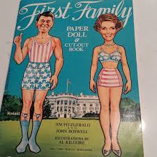 First Family Paper Doll & Cut-out Book by Jim Fitzgerald and John Boswell , Paperback | Pangobooks