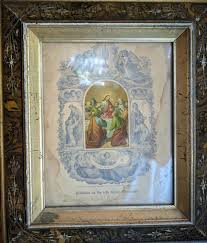 Antique Communion Certificate - Etsy Israel