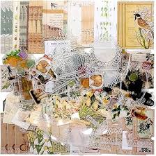 Amazon.com: Teniinet 260 PCS Vintage Scrapbooking Supplies ...