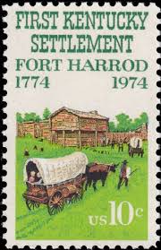 Modern U.S. Stamps: Scott 1542, 10c First Kentucky Settlement