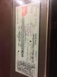 1899 Cooperstown Bank Check - Etsy