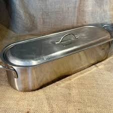 Vintage 1980s Large Metal Fish Kettle or Poacher With Trivet in Stainless Steel. 46cm Long. - Etsy