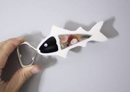 Vintage White Fish Lucite Soda Bottle Opener Pto Vallarta ...