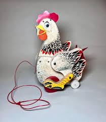 Vintage Fisher Price Toys the Cackling Hen 1950s Vintage ...