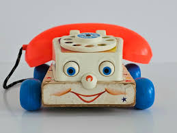 Vintage Fisher Price Chatter Phone Pull Toy 1961/vintage ...