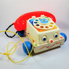 Vintage 1961 Fisher Price Chatter Phone #747 Telephone Pull ...