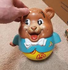 Fischer Price Pull Toy Rolling Bear Cub Music Chimes ...