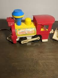 1977 Vtg. Fisher Price Little People Circus Train Engine ...