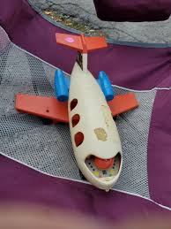 Retro 1970 ORIGINAL Fisher Price Fun Jet Airplane #183 ...