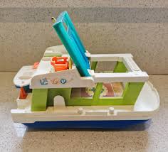 Vintage Fisher Price Houseboat W/ Little People ...