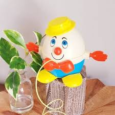Vintage Fisher Price 1971 Humpty Dumpty Pull Toy #736 - Etsy