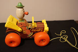 Vintage Fisher Price 1965 Jalopy Pull Toy #724 Clown Car ...