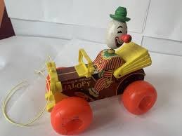 Vintage Fisher-Price Jolly Jalopy Clown Car Pull Toy #724 ...