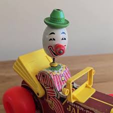 724 Jolly Jalopy Clown Vintage Fisher Price 70s Pull Car ...
