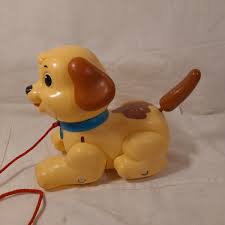 Vintage Playskool Pull Toy Puppy | eBay