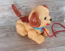 Vintage 1999 Fisher Price Pull Toy Puppy Dog No Tail - Etsy