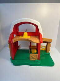 Fisher Price Little People Animal Farm Red Barn & Farm ...