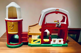 2003 Fisher Little People Animal Sounds Farm Barn K7925 With ...