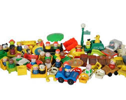 80 Pc Lot Vintage 1970s Fisher Price Little People Sesame Street Toy Figures - Etsy