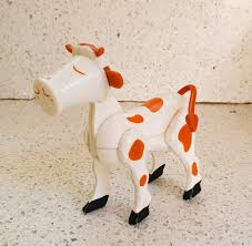Vintage Fisher Price Farm Cow: Collectible Toy Animal - Etsy