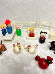Vintage Fisher Price Little People Farm Accessories -1960s ...