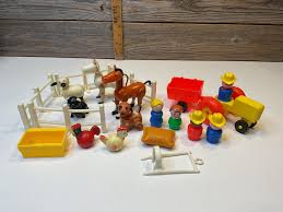 Vintage Fisher Price Little People Accessories for Farm 80 ...
