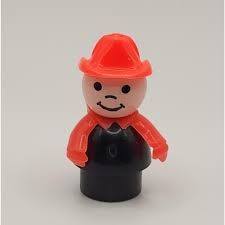 Vintage Fisher Price Little People Fireman | Mercari
